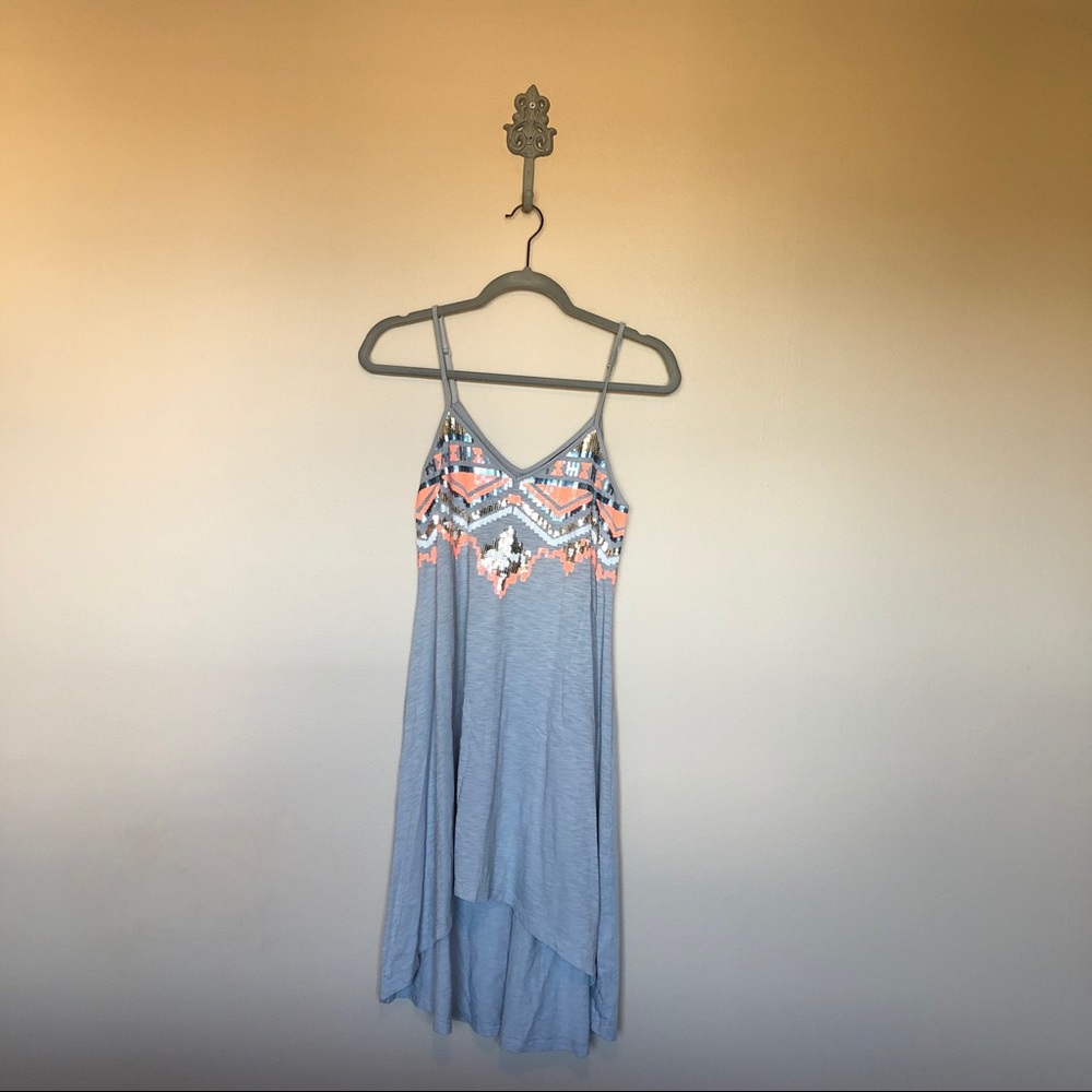 Express Sequin High-low Dress